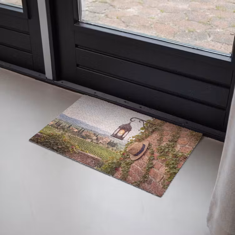 Deurmat - Lantaarn - Wijngaard - Landschap - Italiaans — 2