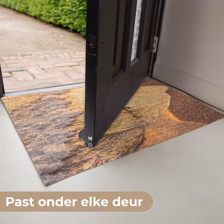 Deurmat - Surfer - Strand - Zonsondergang - Oceaan - Goud — 7