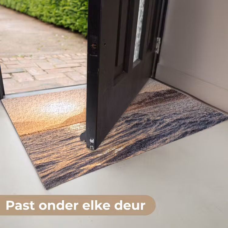 Deurmat - Zee - Golven - Zonsondergang - Kust - Goud — 7