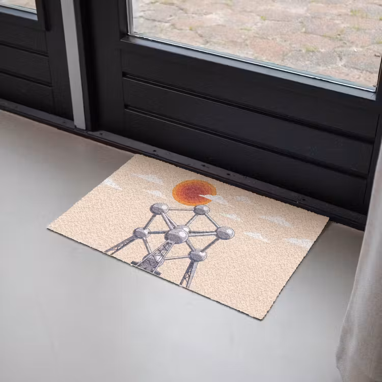 Deurmat - Architectuur - Geometrie - Stad - Modern - Grijs — 2