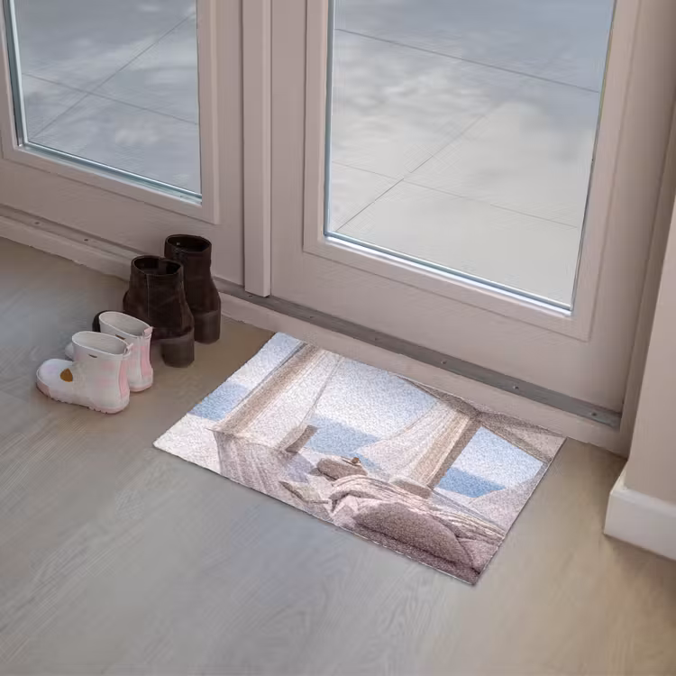Deurmat - Interieur - Zeezicht - Modern - Rust - Beige — 8