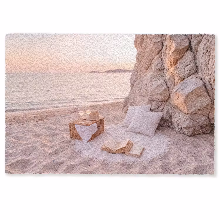Deurmat - Strand - Picknick - Zonsondergang - Zomer - Natuur — 1
