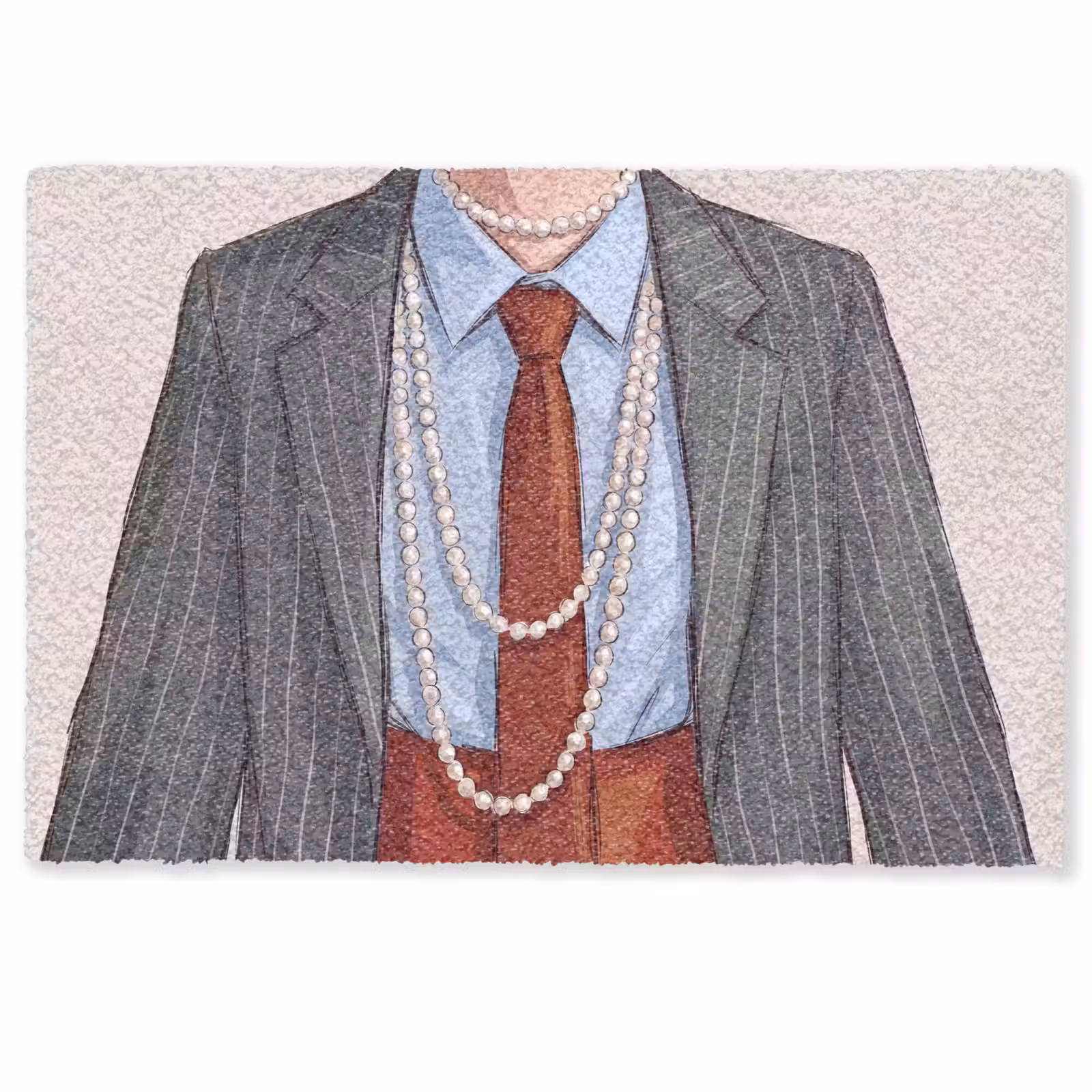 Deurmat - Kleding - Strik - Parels - Klassiek - Mode — 1