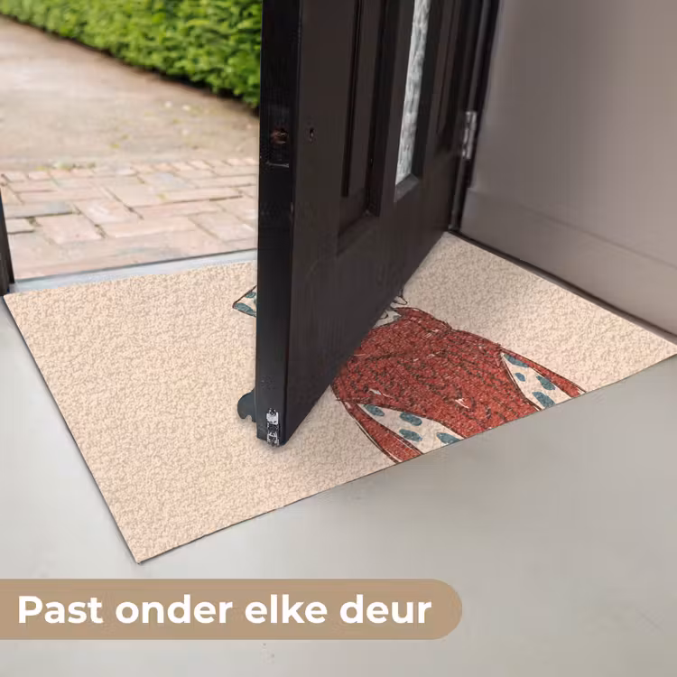 Deurmat - Hond - Trui - Winter - Dieren - Rood — 7