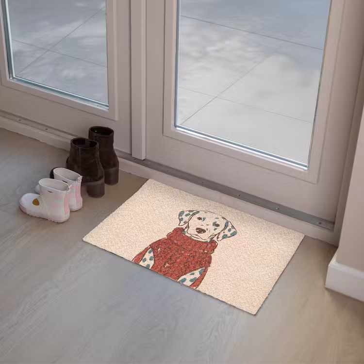 Deurmat - Hond - Trui - Winter - Dieren - Rood — 8