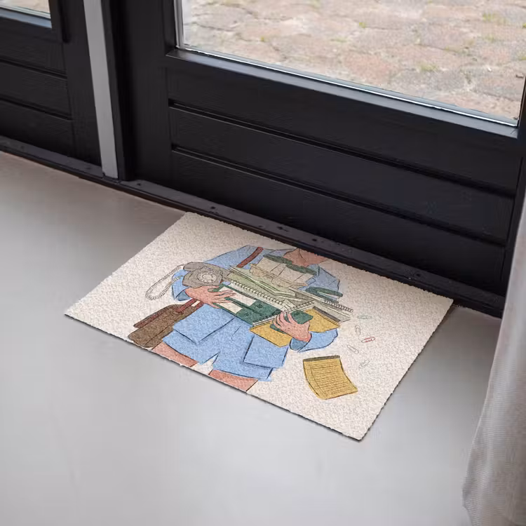 Deurmat - Mens - Kantoorartikelen - Werk - Modern — 2