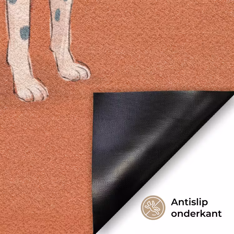 Deurmat - Persoon - Hond - Dieren - Illustratie - Modern — 6