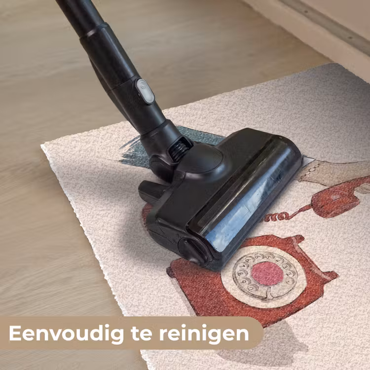 Deurmat - Telefoon - Hand - Vintage - Communicatie - Rood — 9