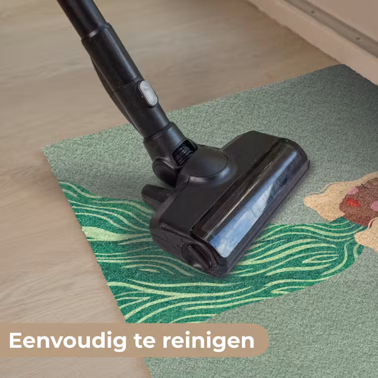 Deurmat - Vrouw - Portret - Illustratie - Modern - Groen — 9