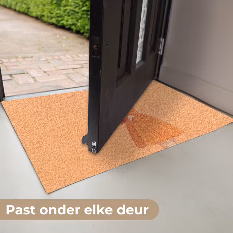 Deurmat - Vrouw - Profiel - Mensen - Modern - Oranje — 7
