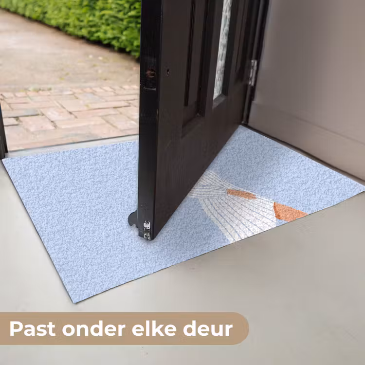 Deurmat - Vrouw - Profiel - Rust - Modern - Illustratie — 7