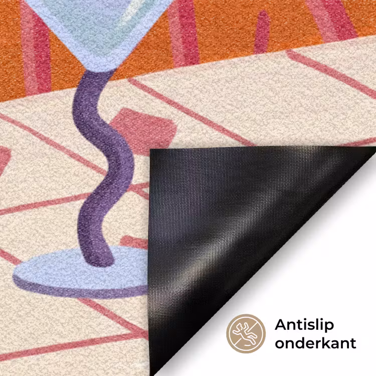 Deurmat - Vrouw - Bril - Cocktail - Illustratie - Modern — 6