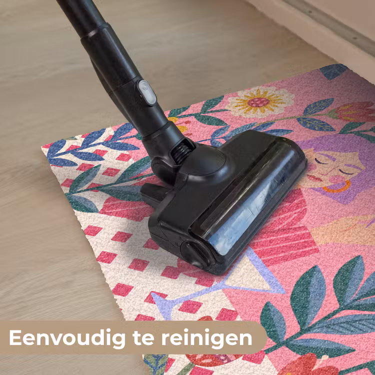 Deurmat - Vrouw - Cocktail - Bloemen - Modern - Roze — 9