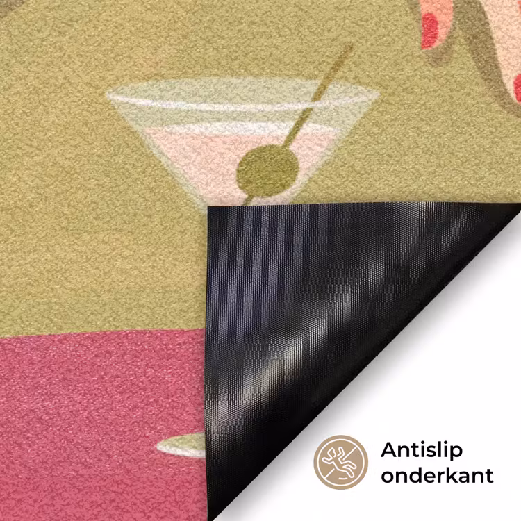 Deurmat - Vrouw - Kat - Interieur - Modern - Kleurrijk — 6