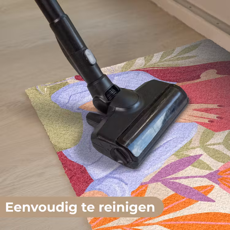 Deurmat - Vrouw - Lezen - Thuis - Modern - Bloemen — 9