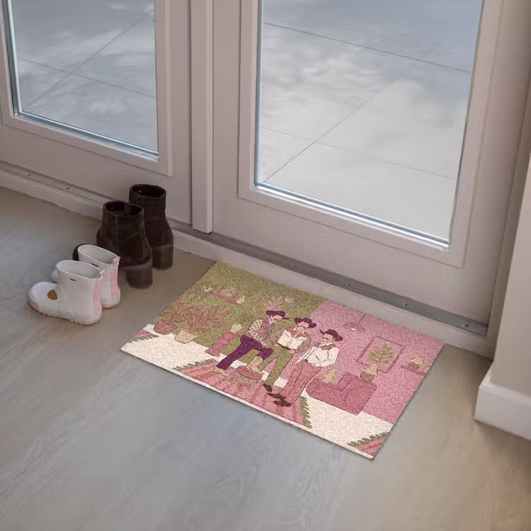 Deurmat - Mensen - Mannen - Hoeden - Retro - Interieur — 8
