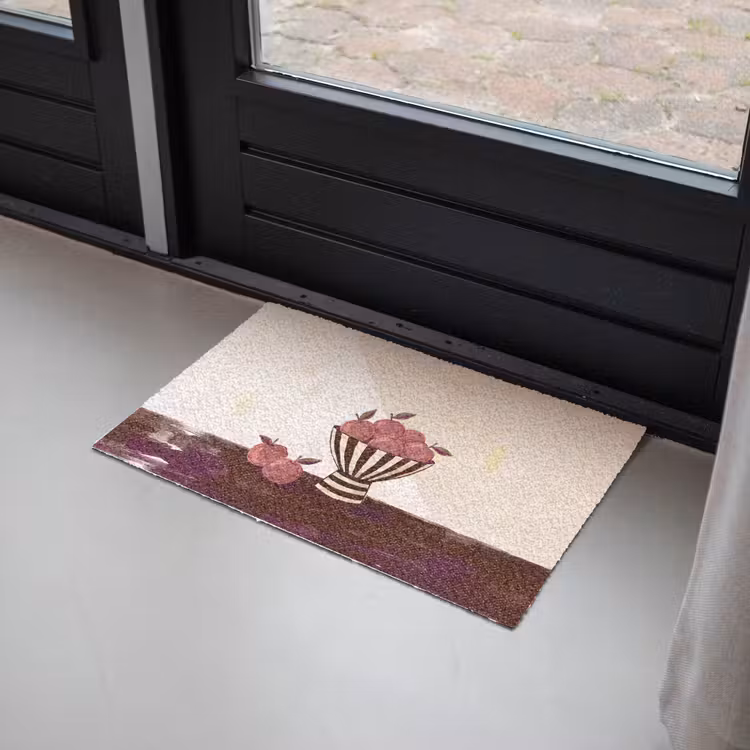 Deurmat - Eten - Schaal - Stilleven - Modern - Rood — 2