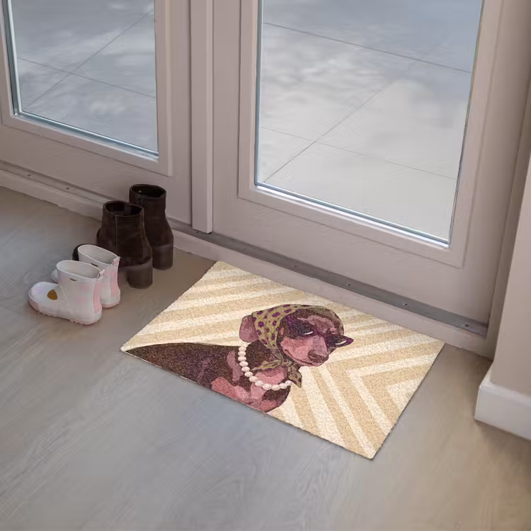 Deurmat - Hond - Zonnebril - Hoofddoek - Dieren - Modern — 8