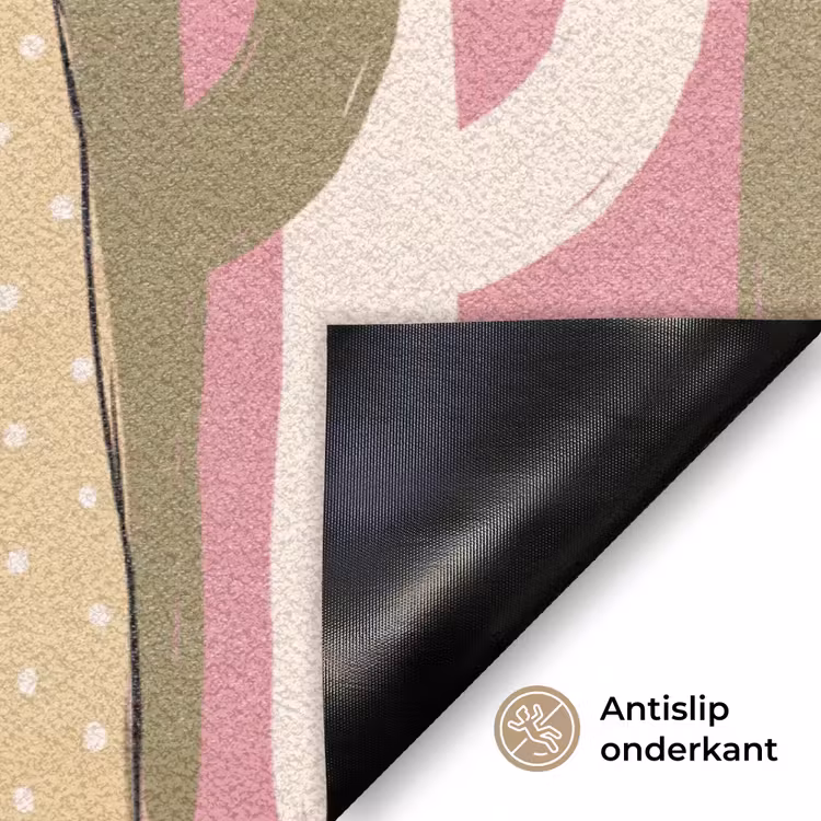 Deurmat - Mensen - Hoeden - Abstract - Roze - Portret — 6