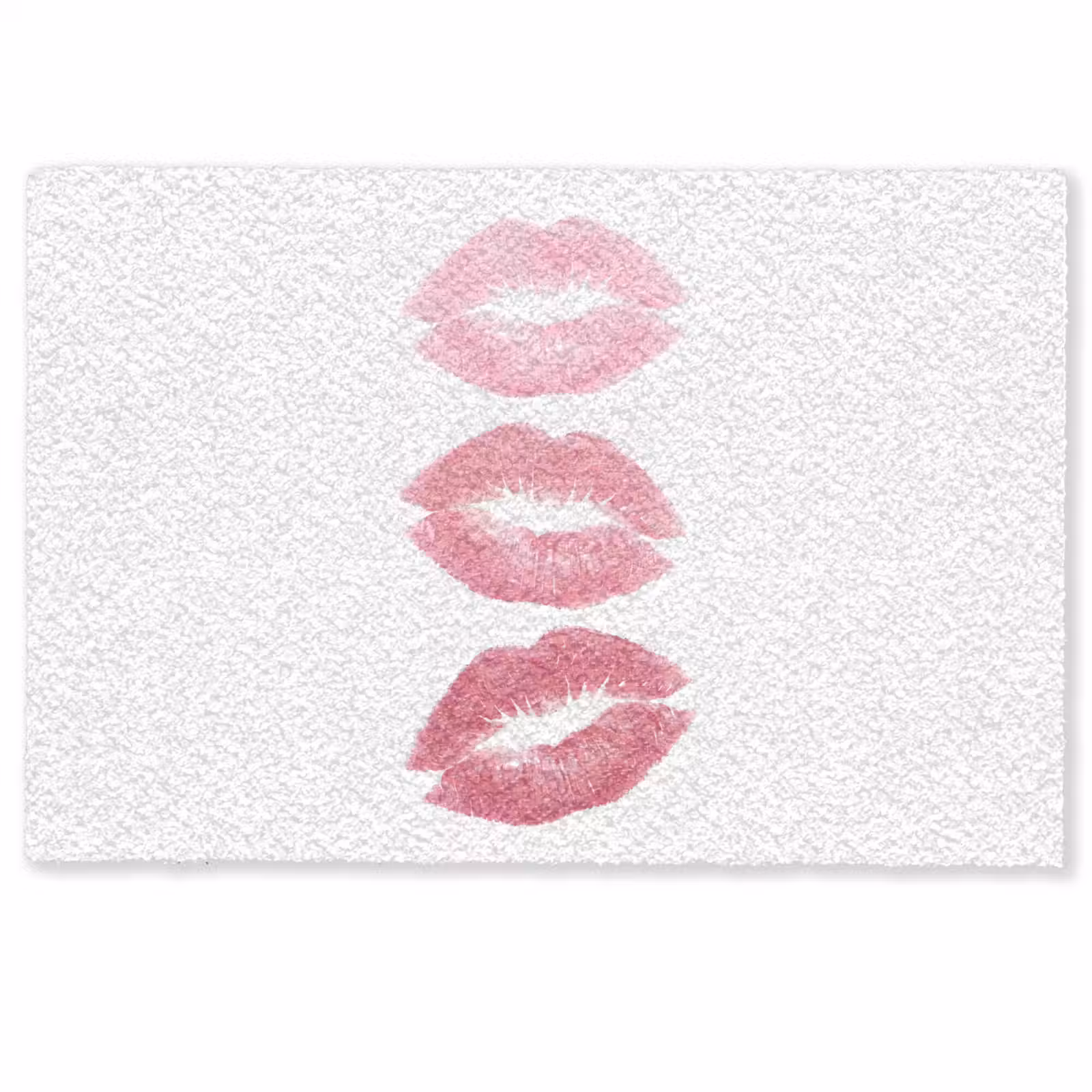 Deurmat - Lippen - Kusafdruk - Roze - Modern - Abstract — 1