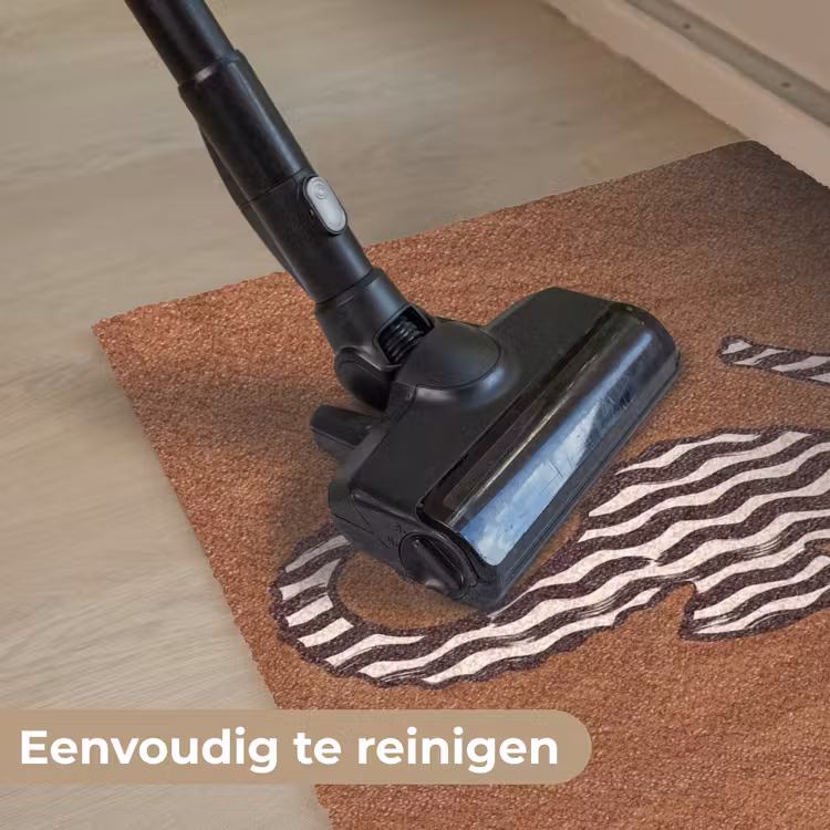 Deurmat - Dieren - Zeepaardje - Abstract - Bruin - Strepen — 9