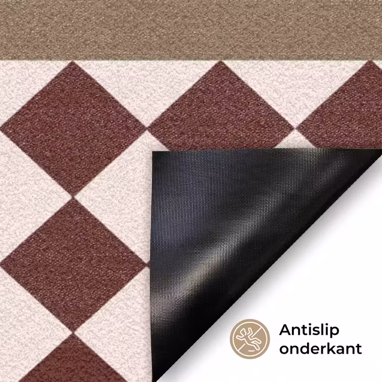 Deurmat - Hond - Abstract - Dieren - Modern - Bruin — 6