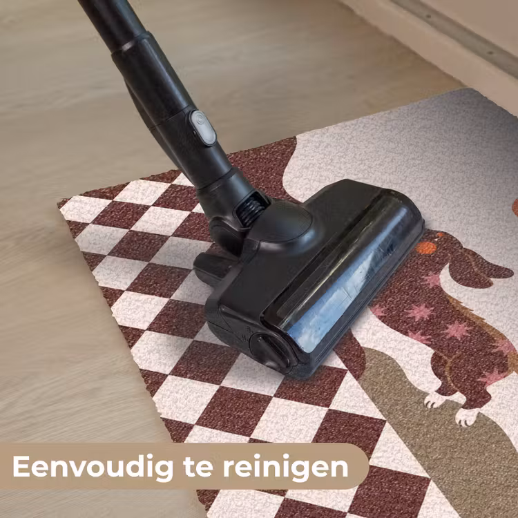 Deurmat - Hond - Abstract - Dieren - Modern - Bruin — 9