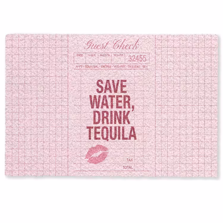 Deurmat - Humor - Drank - Tekst - Roze — 1