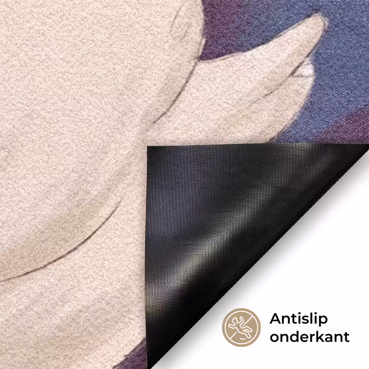 Deurmat - Vogel - Koppel - Liefde - Abstract - Wit — 6