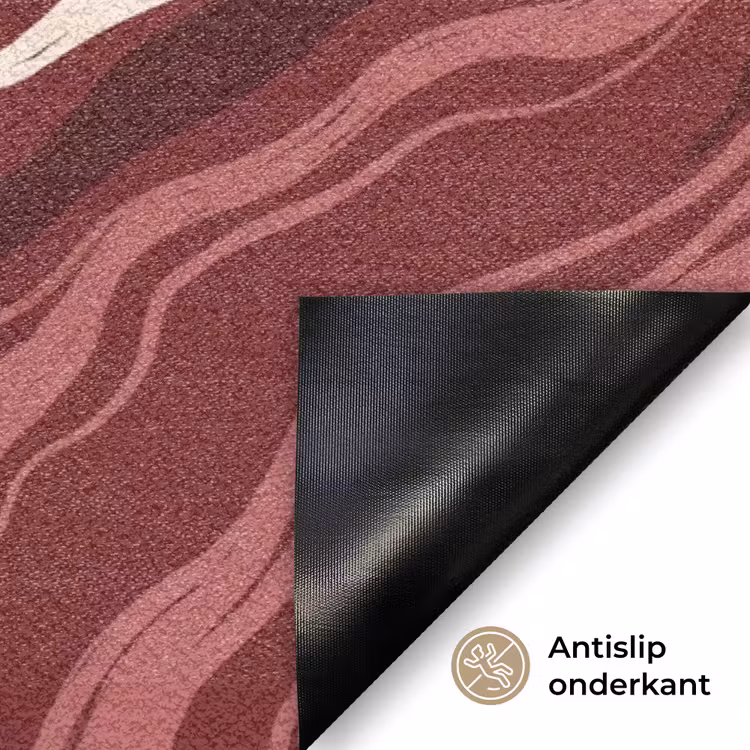 Deurmat - Zeepaardje - Golven - Zeeleven - Abstract - Oranje — 6