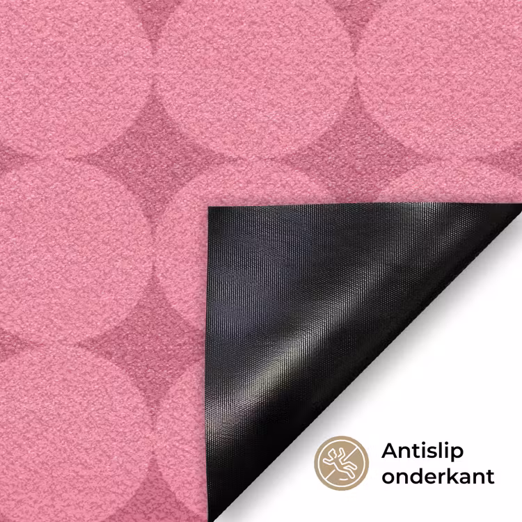 Deurmat - Abstract - Geometrisch - Patroon - Modern - Roze — 6