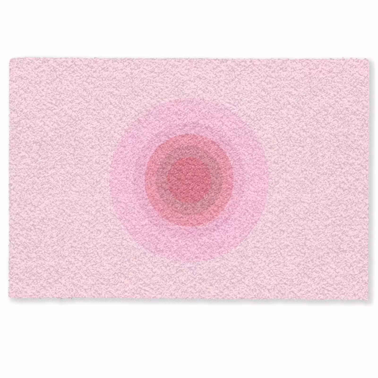 Deurmat - Patroon - Cirkels - Abstract - Roze - Modern — 1