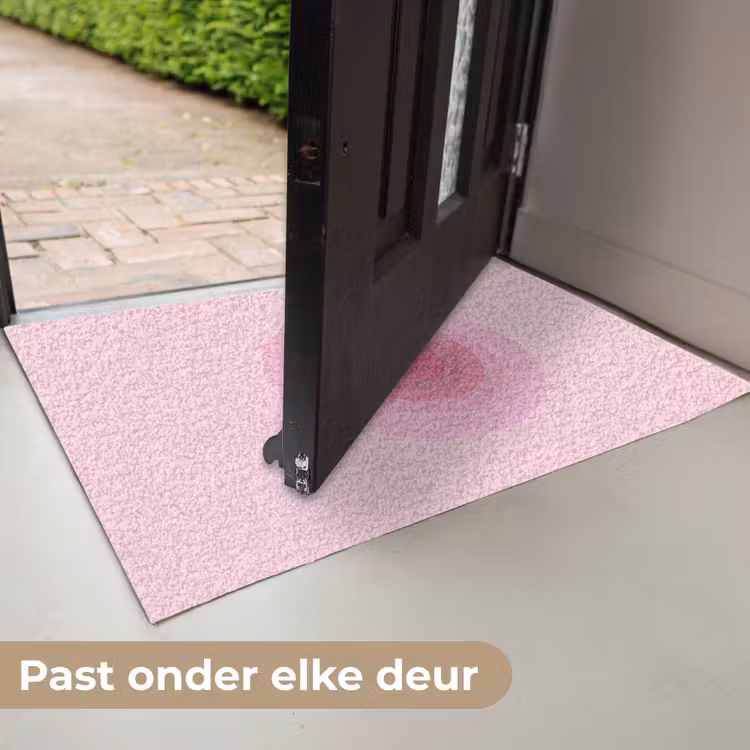Deurmat - Patroon - Cirkels - Abstract - Roze - Modern — 7