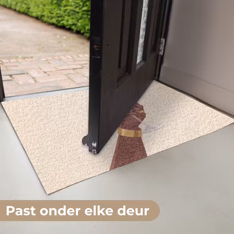 Deurmat - Vrouw - Wijn - Glas - Illustratie - Rood — 7