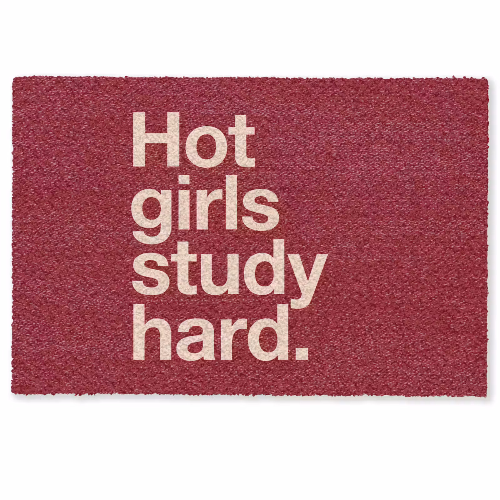 Deurmat - Tekst - Studie - Motivatie - Modern - Rood — 1