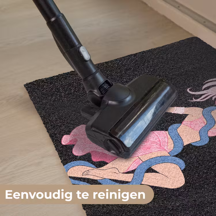 Deurmat - Vrouw - Danseres - Slangen - Art Deco - Roze — 9