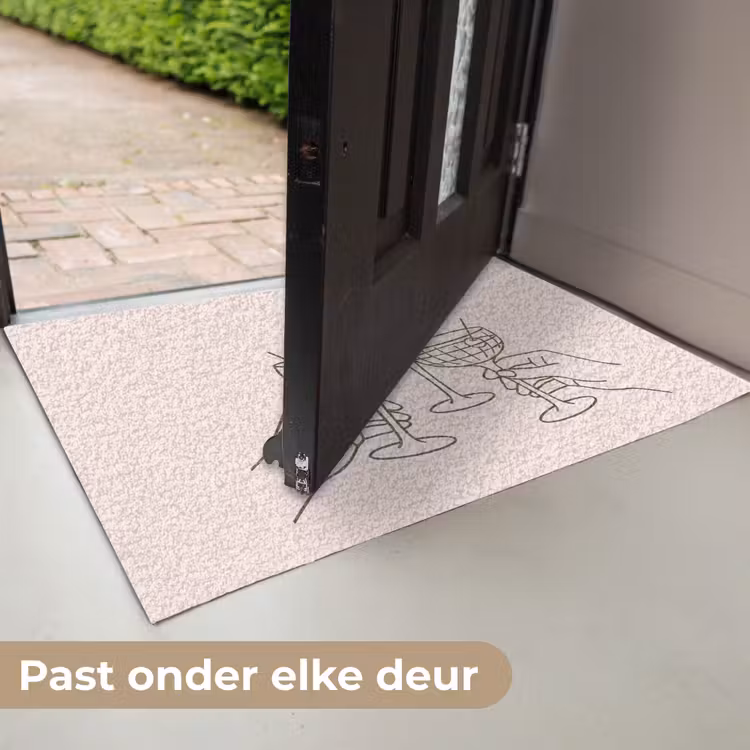 Deurmat - Drankjes - Feest - Proosten - Minimalistisch - Groen — 7