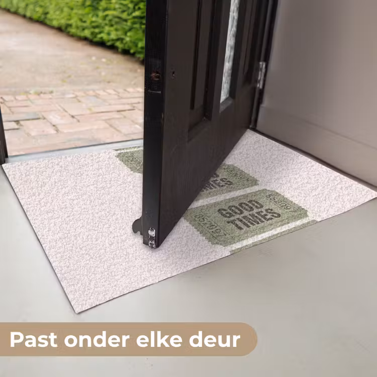 Deurmat - Kaartje - Vintage - Groen - Evenement - Collectie — 7