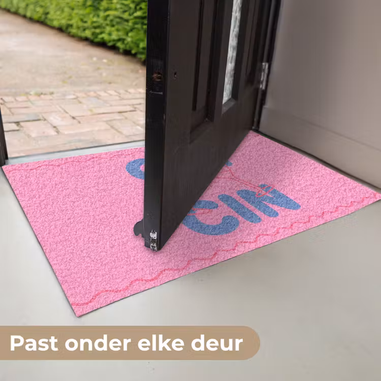 Deurmat - Drank - Glazen - Proost - Modern - Roze — 7