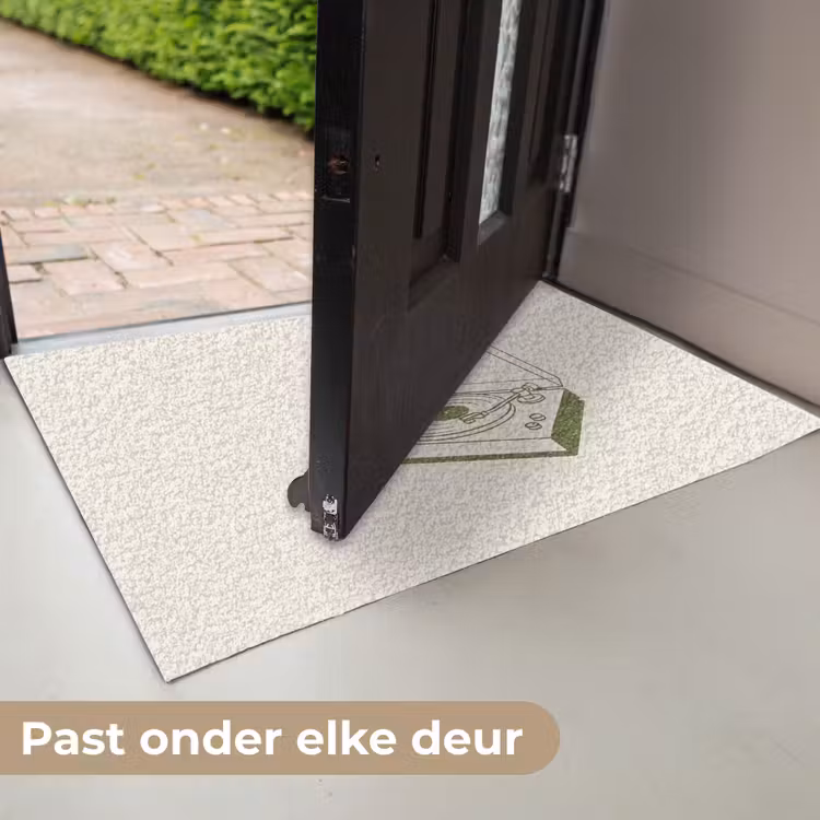 Deurmat - Platenspeler - Vinyl - Muziek - Minimalistisch - Groen — 7