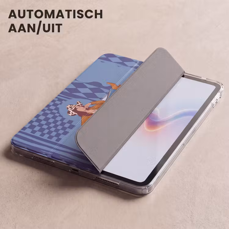 iPad hoes - Vrouw - Martini glas - Abstract - Blauw - Kunst — 5