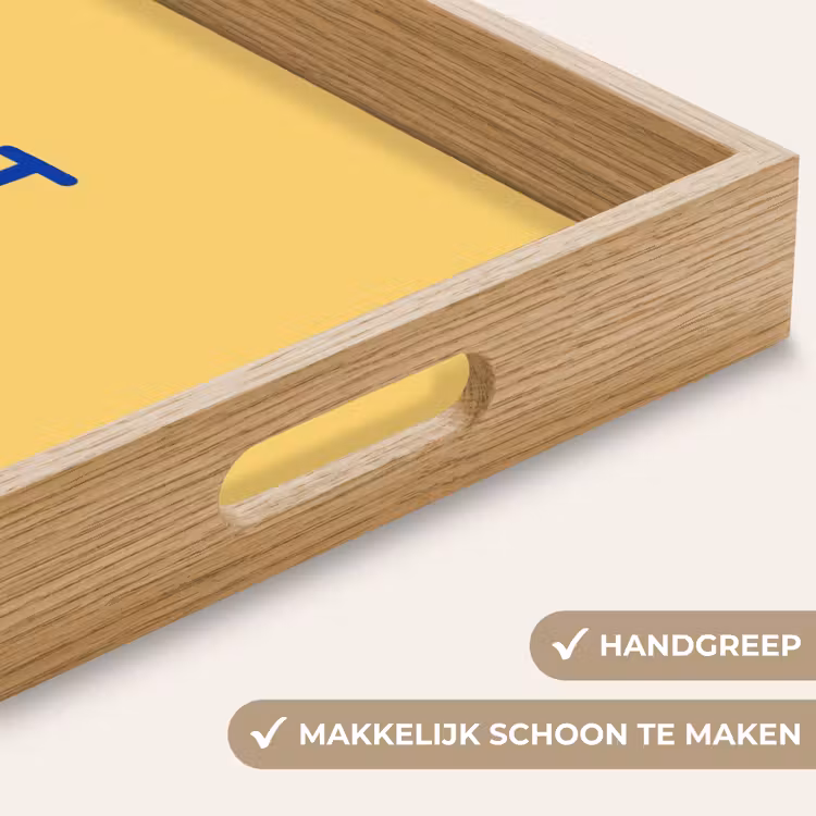 Dienblad - Tekst - Zon - Zomer - Modern - Geel — 5