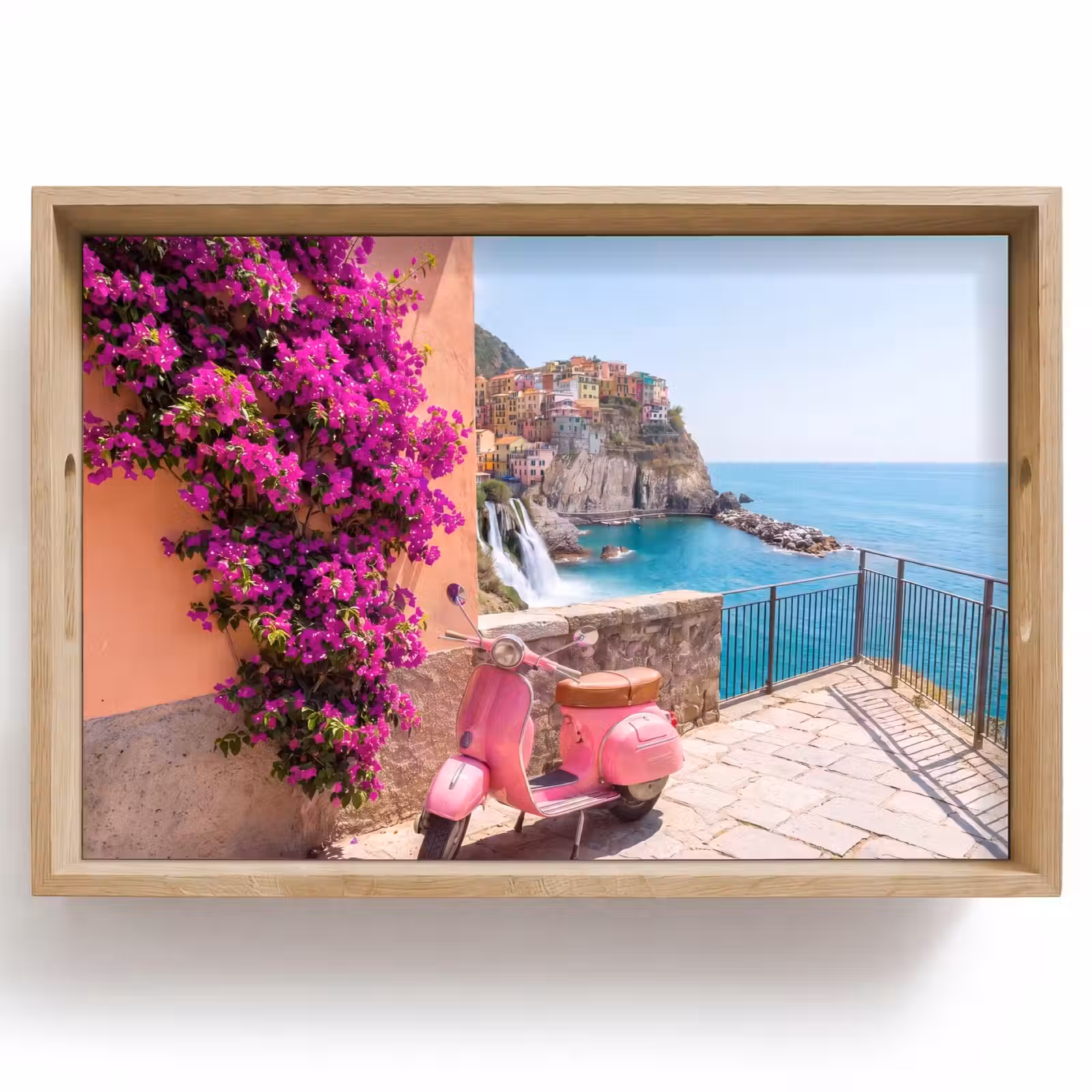 Dienblad - Voertuig - Roze - Kust - Zomer - Reizen — 1