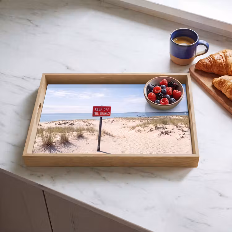 Dienblad - Duin - Bord - Kust - Landschap - Rood — 4