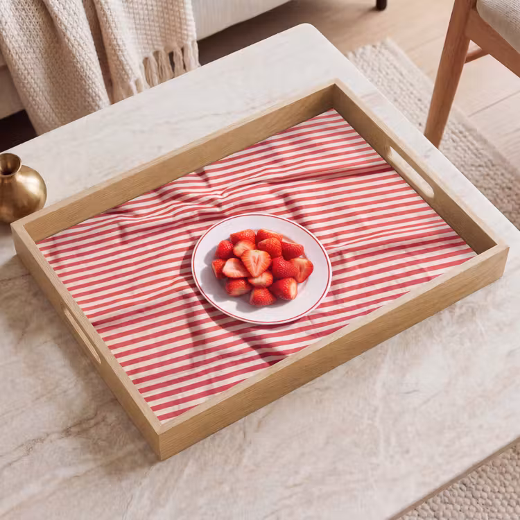 Dienblad - Eten - Aardbeien - Fruit - Zomer - Rood — 2