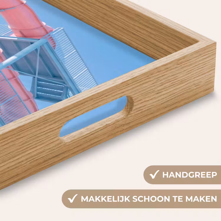 Dienblad - Glijbaan - Waterpark - Spiraal - Modern - Roze — 5
