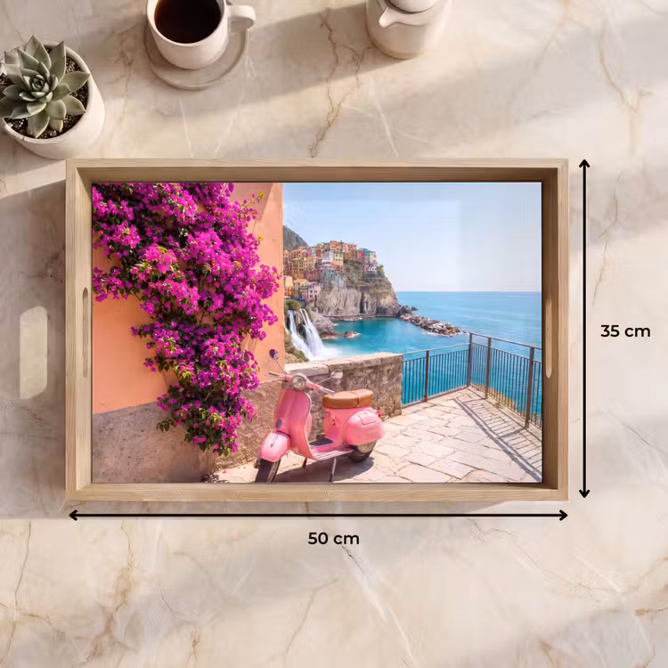 Dienblad - Voertuig - Roze - Kust - Zomer - Reizen — 9