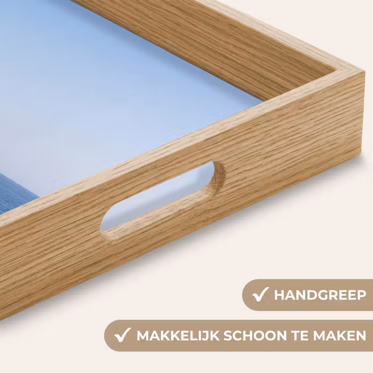 Dienblad - Vrouw - Zee - Kust - Verrekijker - Rood — 5