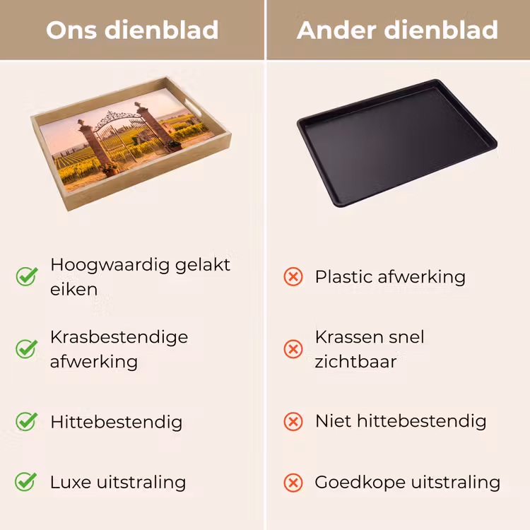 Dienblad - Poort - Landschap - Platteland - Zonlicht - Warm — 3