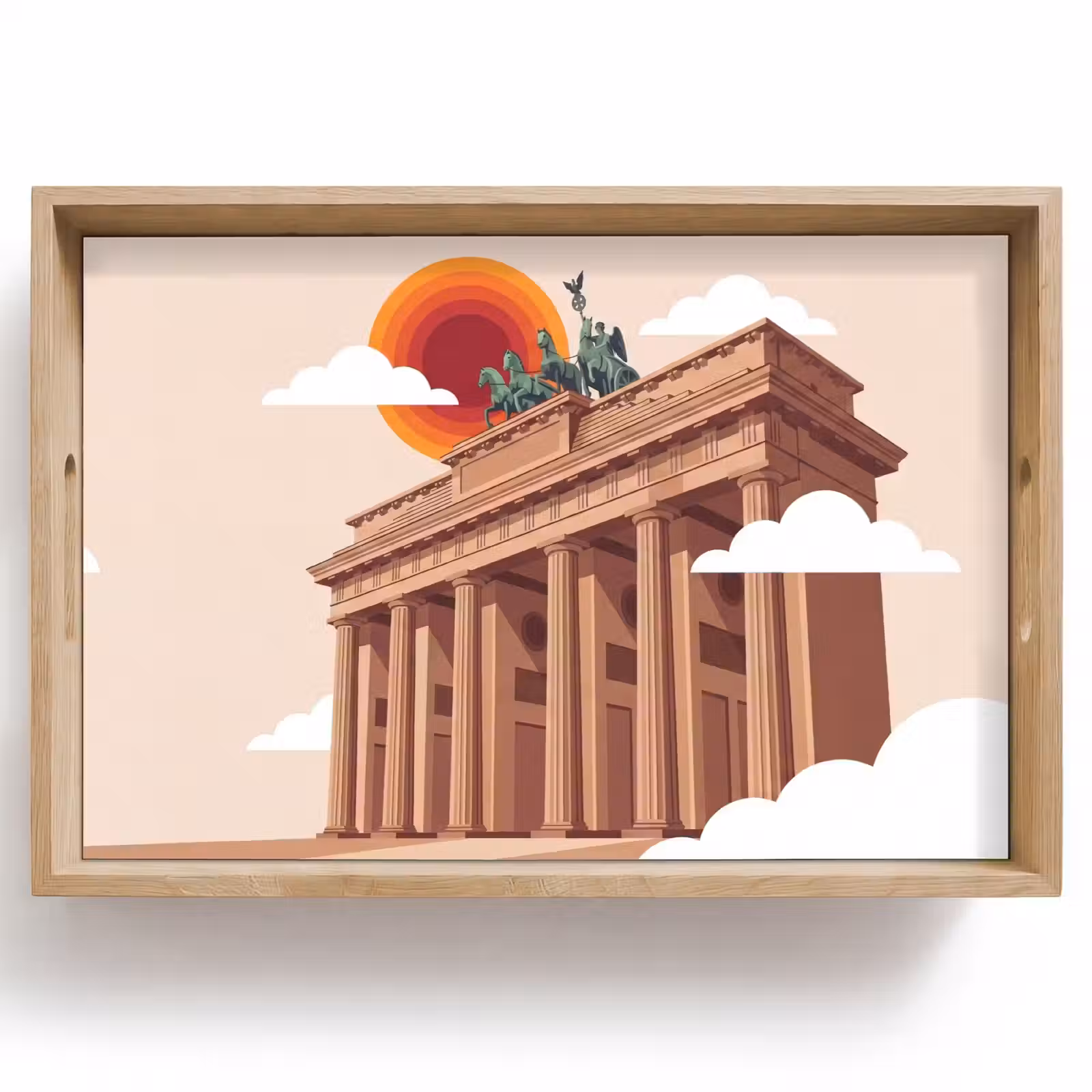 Dienblad - Architectuur - Brandenburg - Berlijn - Zonsondergang - Historisch — 1